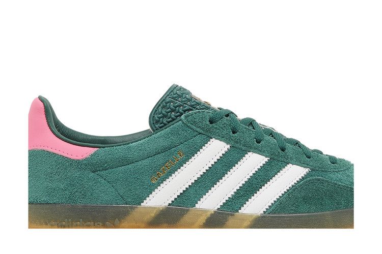 adidas Gazelle Indoor Collegiate Green Lucid Pink (Women's)