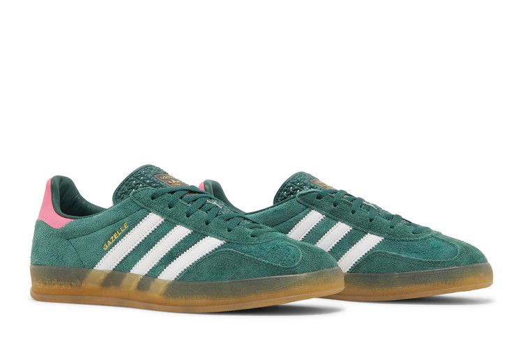 adidas Gazelle Indoor Collegiate Green Lucid Pink (Women's)