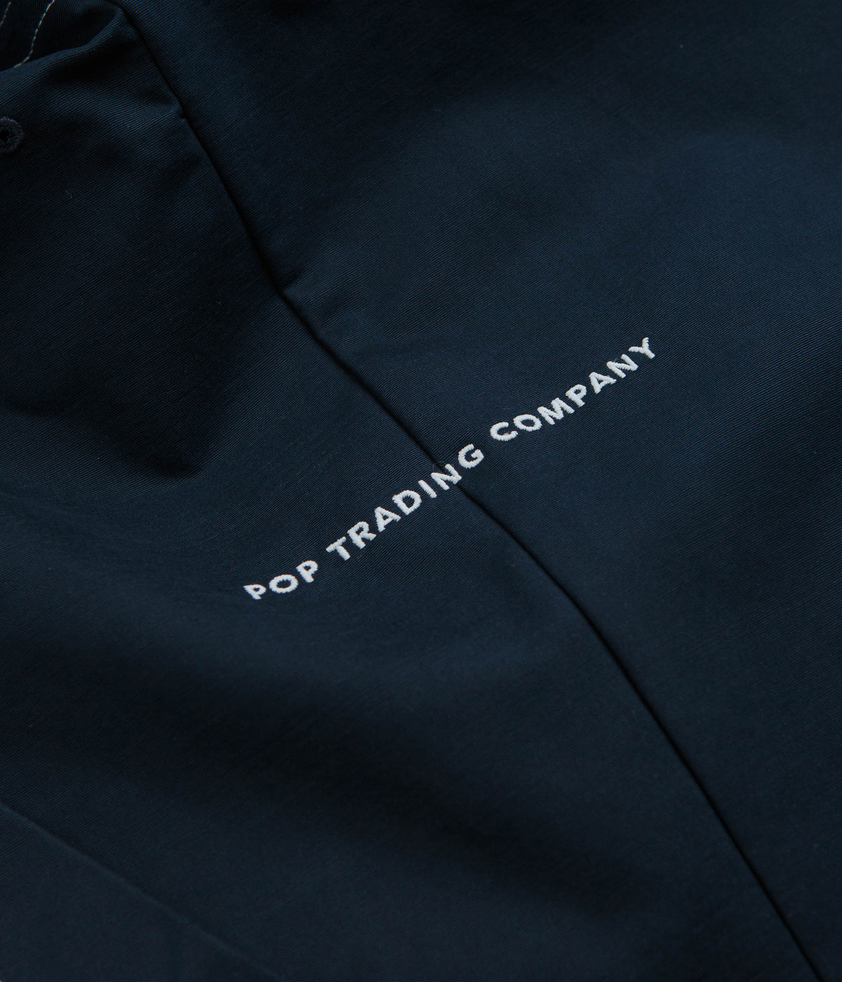 Pop Trading Company DRS Hooded Halfzip Jacket - Navy