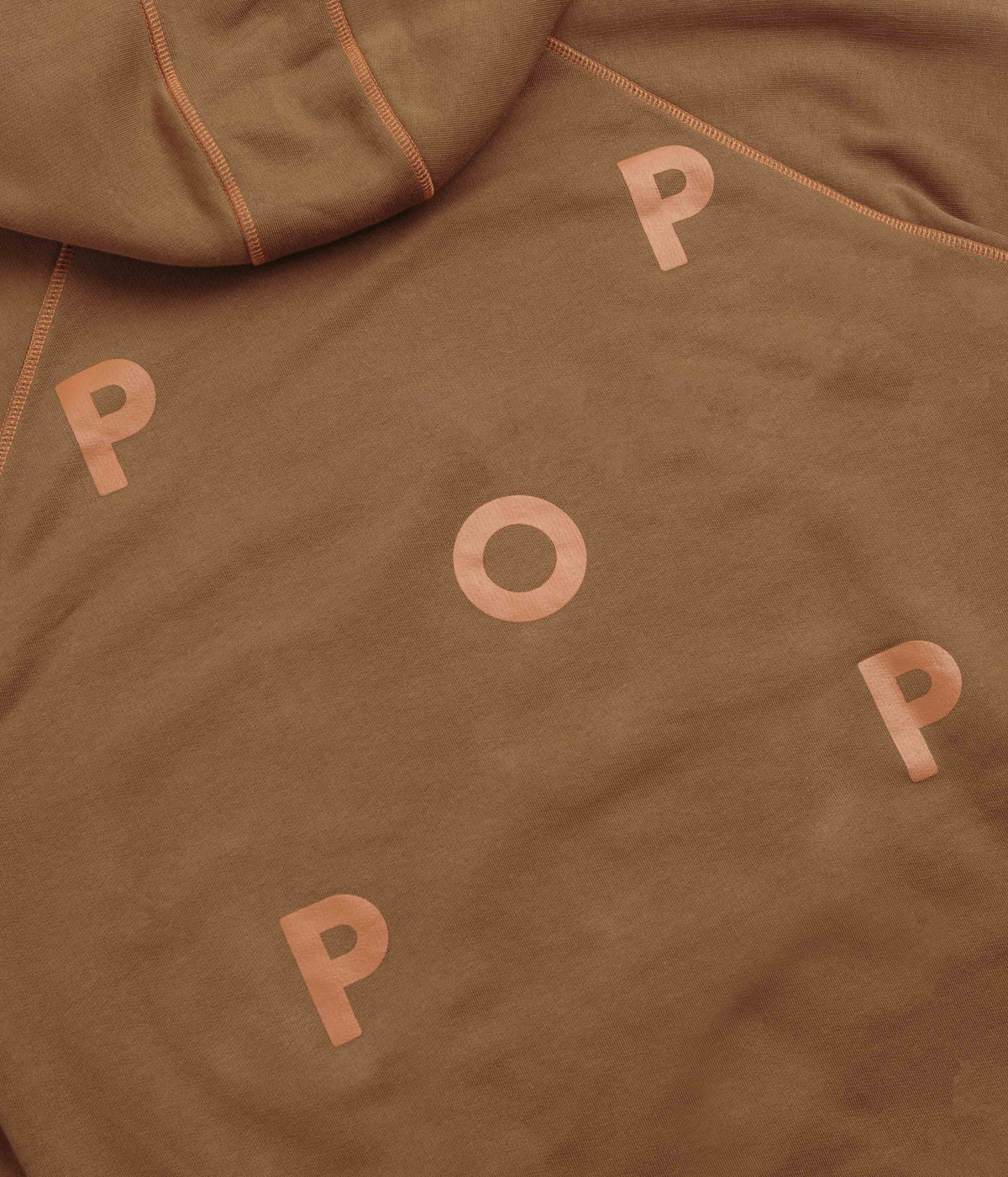 Pop Trading Company Logo Hoodie - Bison