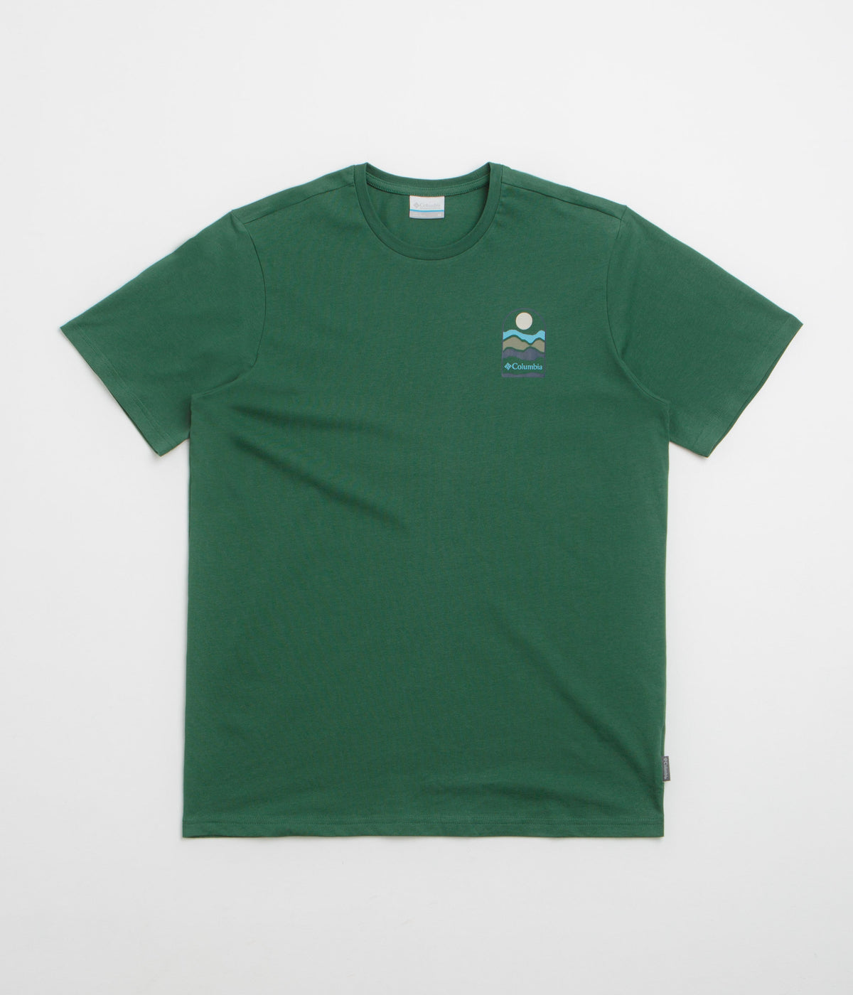 Columbia Explorers Canyon Back T-Shirt - Rain Forest / Get Hiked