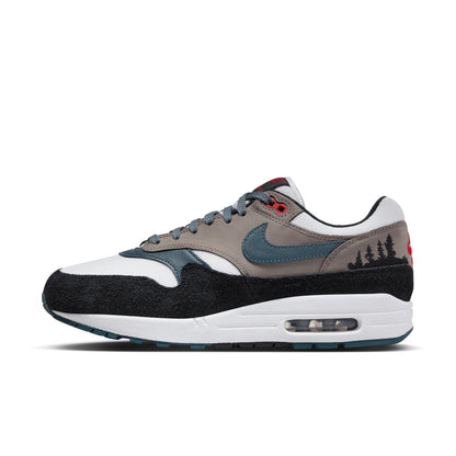 Men's Nike Air Max 1 PRM "Escape" White/Slate Blue-Black (FJ0698 100)