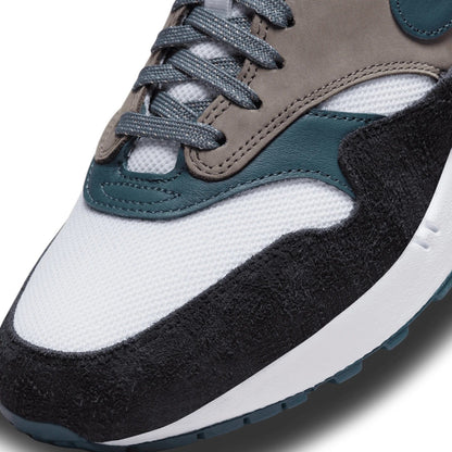 Men's Nike Air Max 1 PRM "Escape" White/Slate Blue-Black (FJ0698 100)