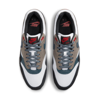 Men's Nike Air Max 1 PRM "Escape" White/Slate Blue-Black (FJ0698 100)