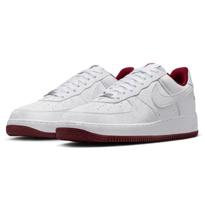 Men's Nike Kobe Air Force 1 Low "Lower Merion" Wht/Team Red (IB0018 101)