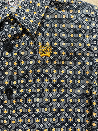 Navy Geo Print | Cinch Infant