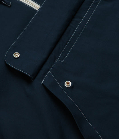 Pop Trading Company DRS Hooded Halfzip Jacket - Navy